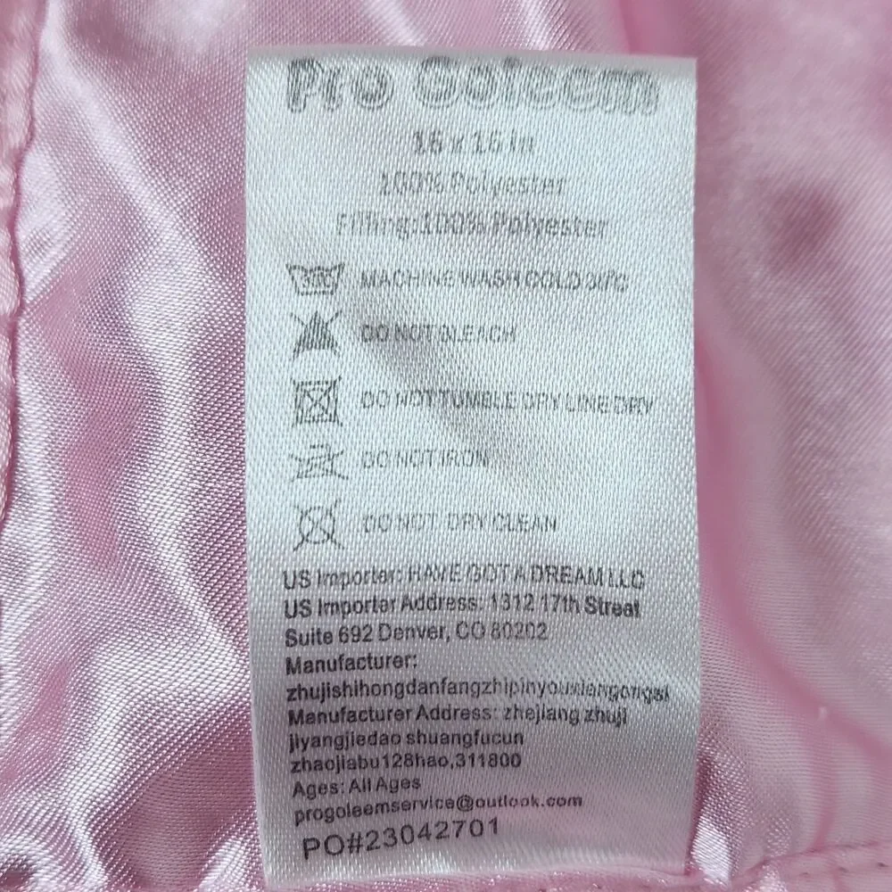 Pink Elephant Lovey Plush Baby Security Blanket Minky Dots Satin‎ Trim